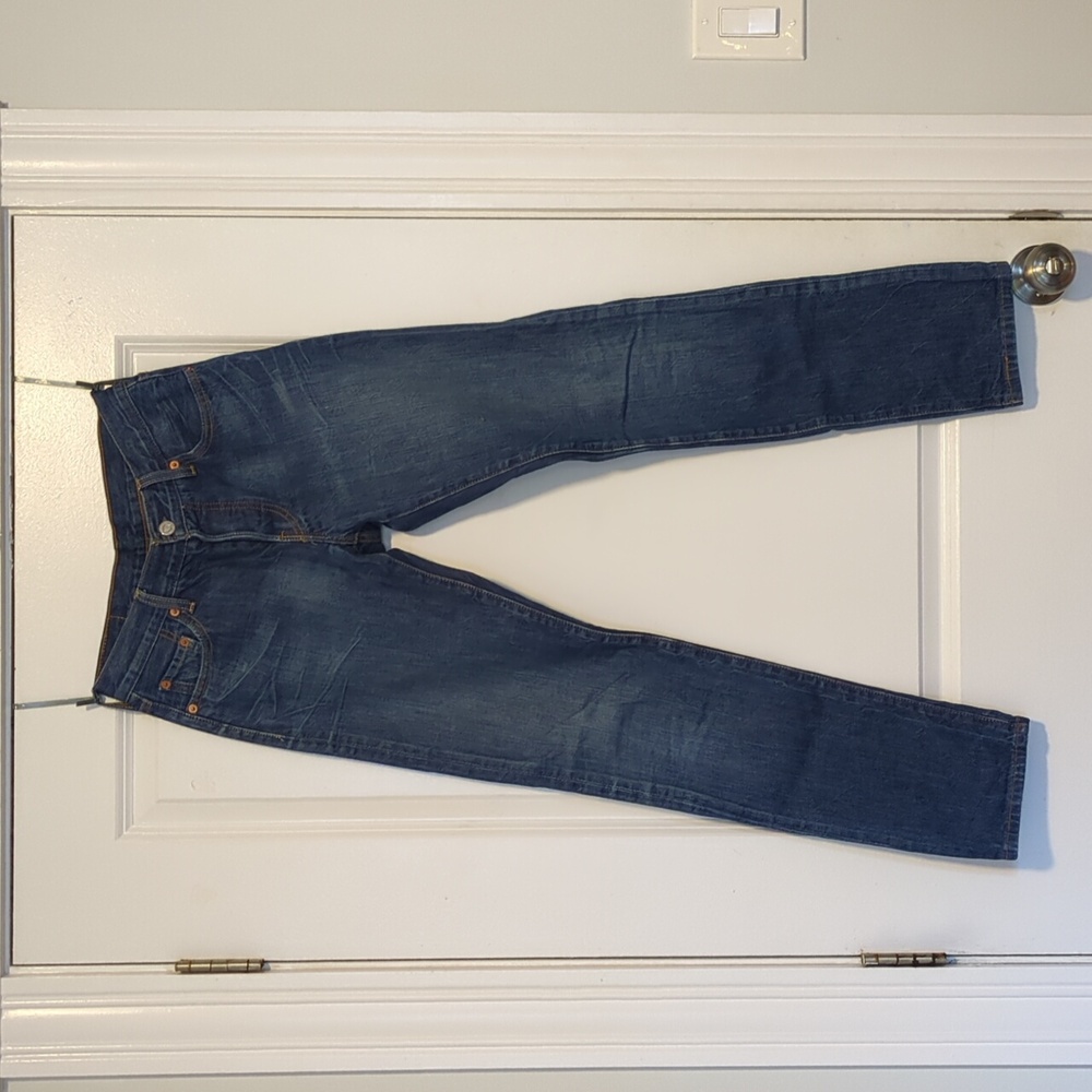 Levi 501s 100% cotton jeans, W 25 L 32